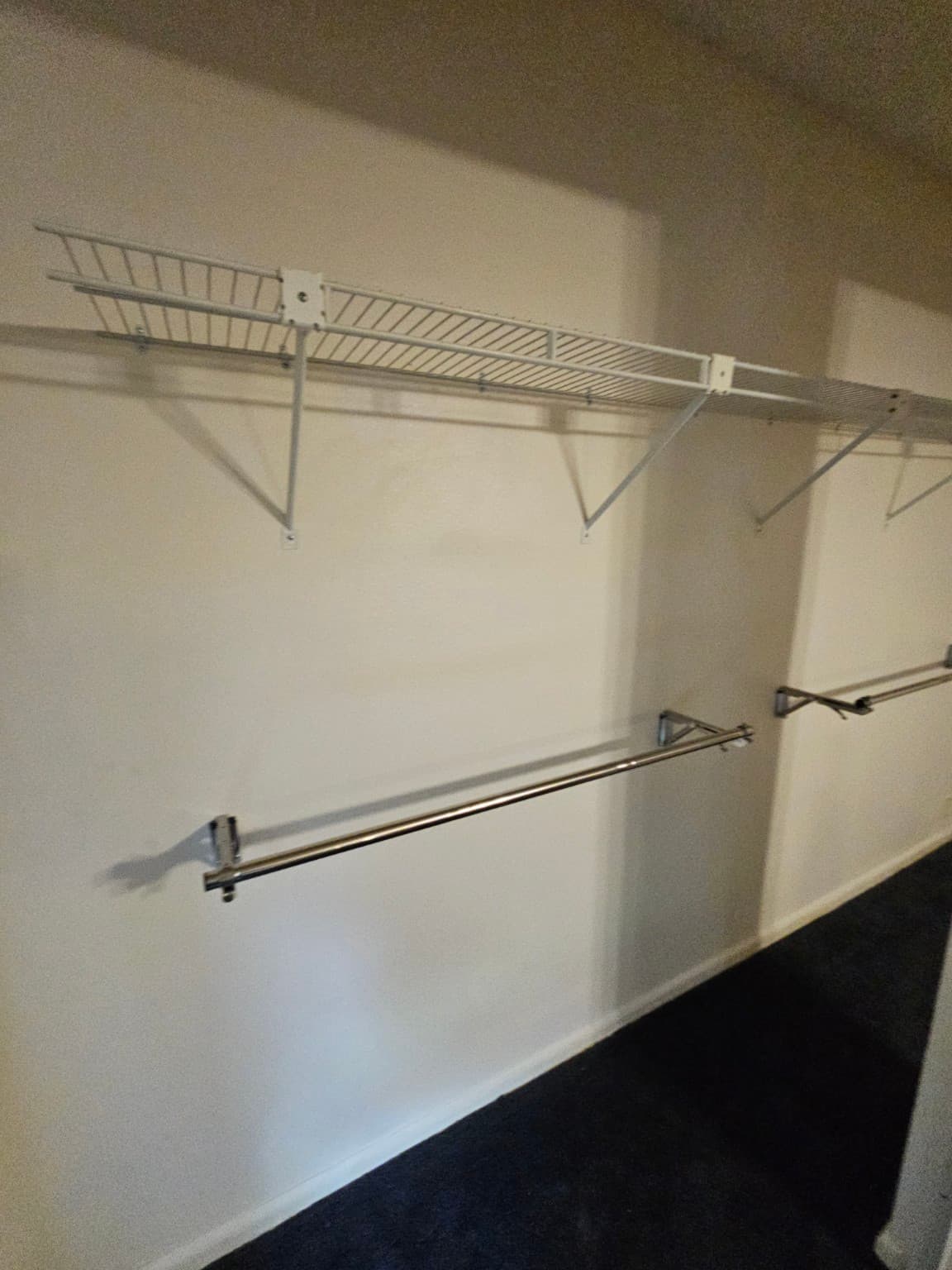 Closet Shelving Installation after